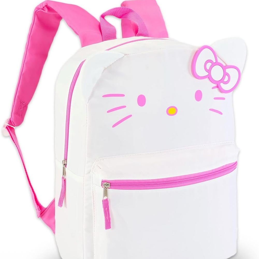 Hello Kitty White and Pink Backpack